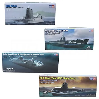 Hobbyboss Submarine Model Kits 1/350 Scale HMS Astute Song Class USS Gato UK US • £12.97