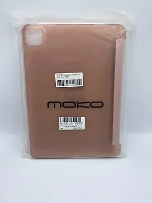 MoKo IPad Pro 11 Rose Gold Case Premium Protective Cover  With Soft TPU Back • $8.54