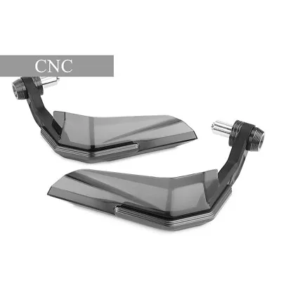 CNC Motorcycle Handlebar Protector Windshield Hand Guard Motor Accessories 2pcs • £31.07