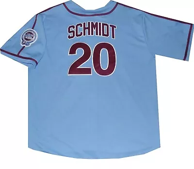 New Tags Philadelphia Phillies Mike Schmidt Throwback Mens Wheelhouse Jersey 2XL • $75.95