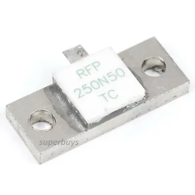 1pc 250w 50 Ohm RF High Frequency Flange Mount Power Resistor Dummy Load Radio • $15.95