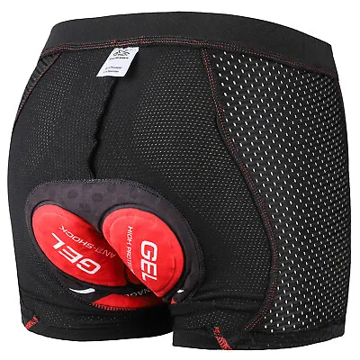 Men's Cycling Underwear Bike Shorts Breathable Quick Dry 5D Padded Gel Sponge • $14.98