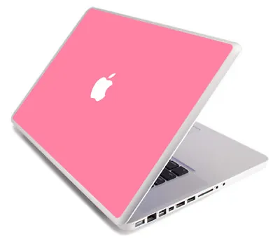 PINK Vinyl Lid Skin Cover Decal Fits Apple MacBook Pro 15 A1268 Laptop • $9.99