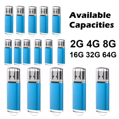 USB 2.0 Flash Drive Memory Stick  For Photo/Video 2GB 4GB 8GB 32GB 64GB LOT • $9.99