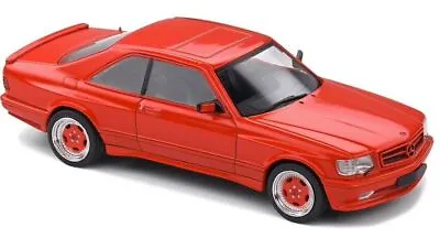 1/43 Mercedes Benz S Class 560 SEC AMG C126 Red 1990 Model By Solido S4310902 • $39.89