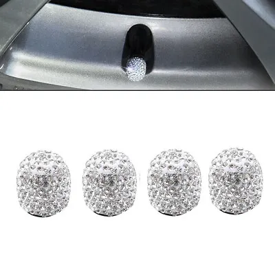 4x Diamond Bling Car Truck Bike Wheel Tire Air Valve Stem Cap Cover Accessories • $2.77