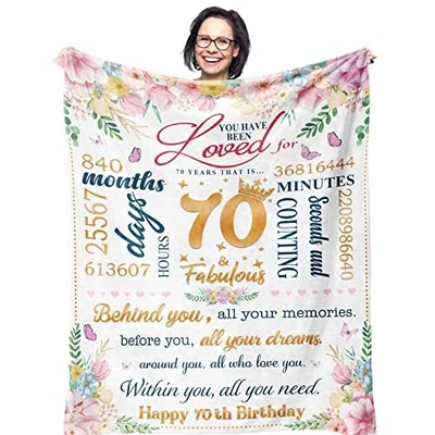 Ruvinzo 70th Birthday Gifts For Women 70 Birthday Gifts Women 70 Year Old Bir... • £58.77