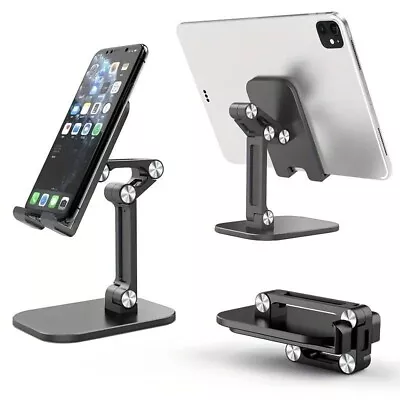 Adjustable Tablet Stand Holder Mount Desk Portable For IPad Phone Samsung IPhone • £6.95