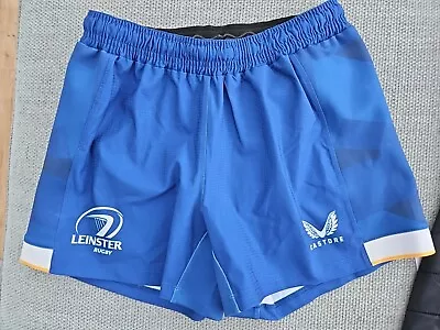 New Womens  Castore Leinster Rugby Blue  Home Shorts Size 10 • £14