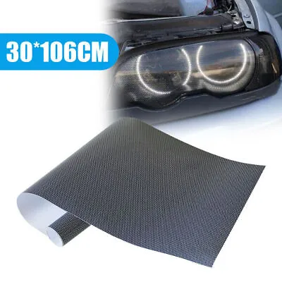 Black Car Rear Tail Light Honeycomb Sticker Lamp Cover Decal Parts Accessories • $8.59