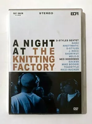 A Night At The Knitting Factory 2003 Turntable D-Styles RARE Fat Sack Films DVD • $25.67