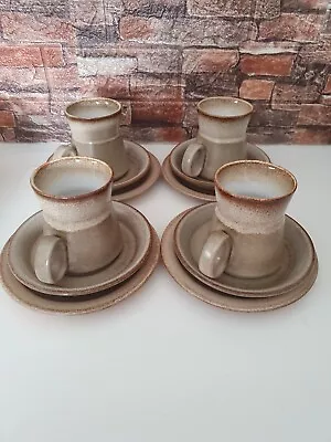 Vintage Iden Pottery Rye Sussex 4 X Cups Saucers & Side Plates • £20