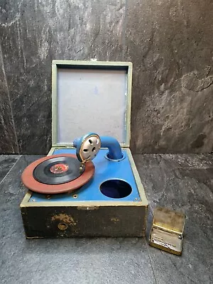 🌟Antique Mini Children's Gramophone   For Parts Or Repair 🌟 • $173.51