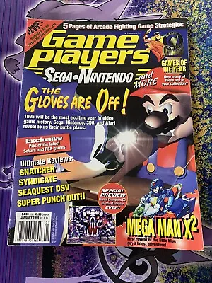 Game Players Magazine Vol 8 Issue 1 January 1995 SEGA Nintendo Mario Sonic • $25