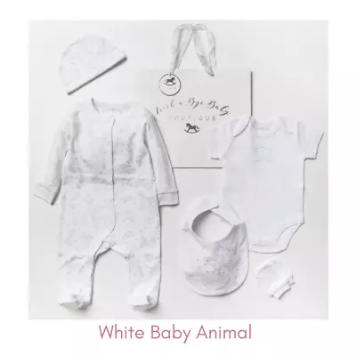 Baby Boys Layette Clothing Gift Set 5 Piece Blue 0-3 3-6 Months Baby Boy Gift • £17.95