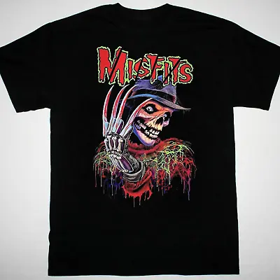 Vintage Misfits Band Men T-shirt Black Short Sleeve All Sizes S To 5Xl TA2308 • $16.99