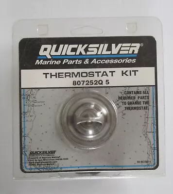 Quicksilver/Mercruiser NOS OEM ThermostatKit 160° PT# 807252Q5 • $41