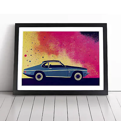 Retro Car Splash Vol.4 Wall Art Print Framed Canvas Picture Poster Decor • $18.61