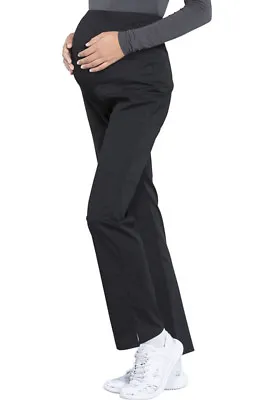 Black Cherokee Scrubs Workwear Professionals Maternity Pant WW220 BLK • $20.98