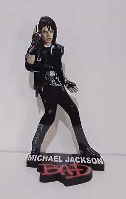 MICHAEL JACKSON Bad 8  DISPLAY STANDEE Figure Statue Cutout Toy Doll Pop Music • $25