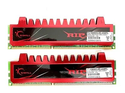 £25 • Buy 4GB DDR3-1600 PC3-12800 G.Skill Ripjaws 2x2gb CL9 Fast 1600 Memory