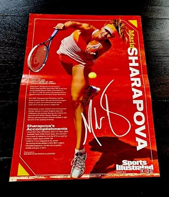 MARIA SHARAPOVA RARE Poster Sports Illustrated For Kids SI Tennis WTA 2014 • $10