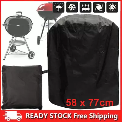 Waterproof BBQ Round Grill Cover Barbecue Outdoor Heavy Duty UV Protection Cover • $10.88