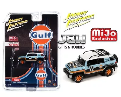 Johnny Lightning Toyota FJ Cruiser 4×4 Off-Road 2007 Gulf Racing JLCP7415 1/64 • $8.99