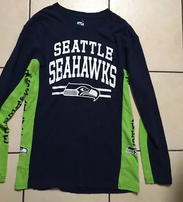 £6 • Buy Seattle Seahawks Long Sleeve Top Medium VGC