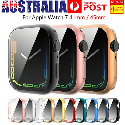 $6.99 • Buy For Apple Watch Series 8 7 Full Body Screen Protector Cover Case Iwatch 41/45mm