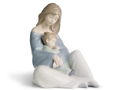 New Nao By Lladro The Greatest Bond #1554 Brand Nib Mother & Baby Boy Love F/sh • $175.99