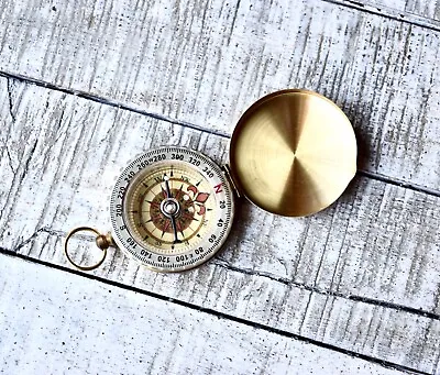 Vintage Messing  Compass Pocket Compass Nautical Compass • $60