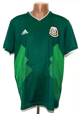 Mexico National Team 2018/2019 Home Football Shirt Jersey Adidas Xl • £48.59