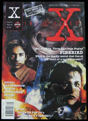 X Files Magazine #4 RARE Import Sept 1995 Manga UK W/ Photos Promos Sci-Fi Comic • $14.99