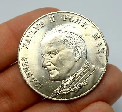 Vatican Ioannes Paulus Ii Pont Max Silver Old Coin Medal • $0.99