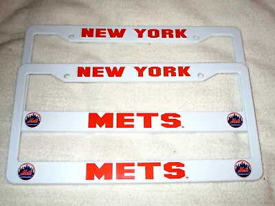 Two (2) New York Mets Embossed License Plate Frames #01 - New • $11.99