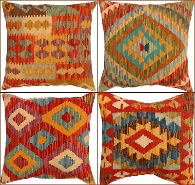 £10 • Buy Handmade Kilim Cushion Covers, Traditional Turkish Oriental Cushions Moroccan 22
