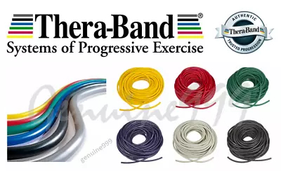 $14.90 • Buy GENUINE THERABAND Tubing Exercise Resistance Band Physio Rehab Strength - 1.5m