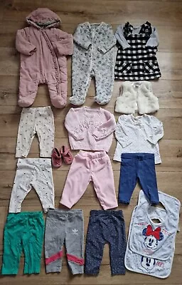 Baby Girl Clothes Bundle 3-6 Months Outfits Next Mothercare Adidas 17 Items • £14.99