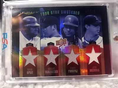 2008 UD Spectrum Four Star Swatches Josh BeckettDavid OrtizDKManny R 7/15# SP • $222