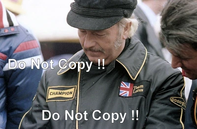 £4 • Buy Colin Chapman JPS Lotus F1 Portrait 1976 Photograph