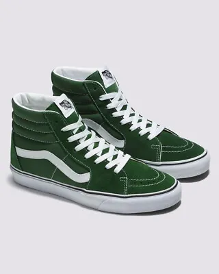 Vans Men's High Top Sk8-Hi Shoes Boots Sneakers Casual - Green • $129