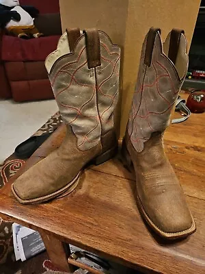 Ariat 10011810 Mens Brown Leather Mid Calf Western Boots Size US 10.5 EE • $41