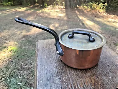 Simon Of Paris Mauviel 4.875  Copper Sauce Pan 3+mm Excellent Nickel Lining • $239.99