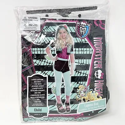 Monster High Lagoona Blue Costume Large Size 12-14 Incomplete • $16.59