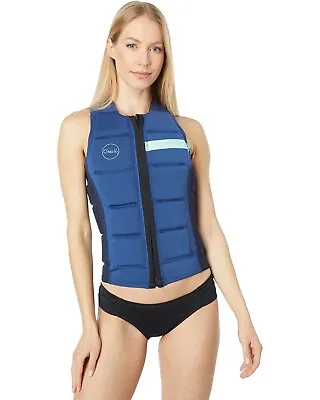 O Neill B2009 Womens Blue/Black Bahia Comp Vest Size 4 • $105