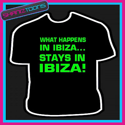 Ibiza Holiday Stag Do Party Mens Adults T Shirt  • $11.80