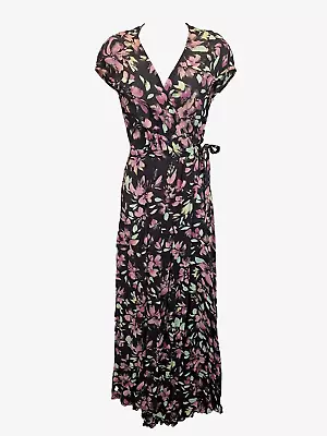 Tigerlily Floral Wrap Maxi Dress Size 8 • $76.99