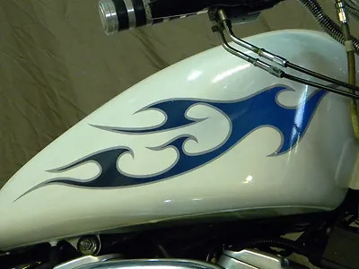 Flame Decals - Tribal - 10pc Kit - Pick  Colors - For Harley Davidson Gas  Tank • $47.79