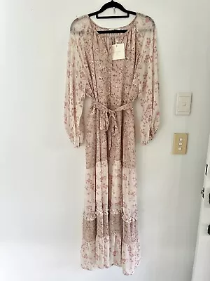 NEW Little Coquille Dress Size 14 Boho Bohemian Maxi Floral Casual Party • $40